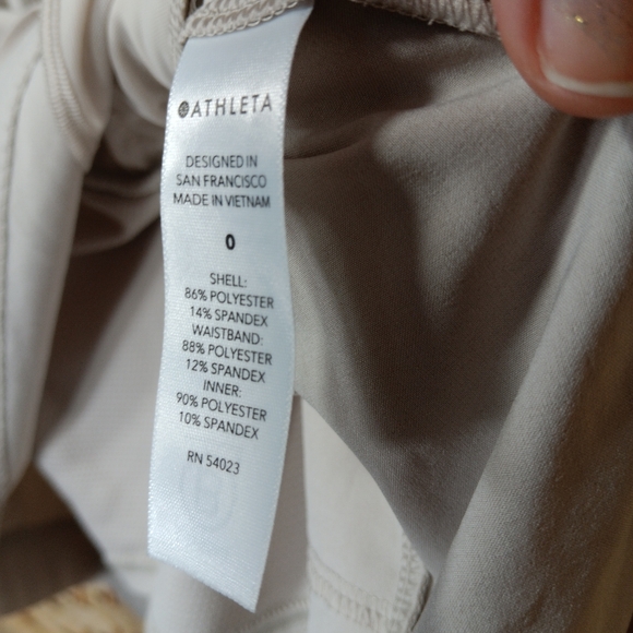 Athleta Cream Soho Skort 0 Xs Pockets EUC - Picture 6 of 6
